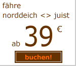 f&auml;hre norddeich juist ab 36 euro