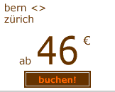 bern z&uuml;rich ab 46 euro