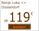 Banja Luka-D&uuml;sseldorf ab 119 Euro