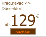Kragujevac D&uuml;sseldorf ab 129 Euro