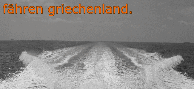 F&auml;hren und Autof&auml;hren Griechenland