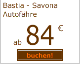 F&auml;hre Bastia Savona ab 84 Euro