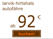 f&auml;hre larvik hirtshals ab 92 euro