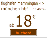 transfer flughafen memmingen m&uuml;nchen ab 18 euro